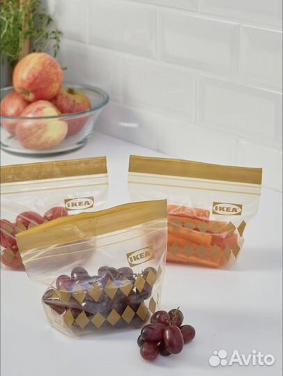 IKEA istad 0,3 л пакеты для заморозки 25 шт
