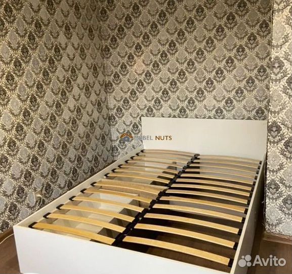 Кровать Амелина полутороспальная 120х200 с ящиками