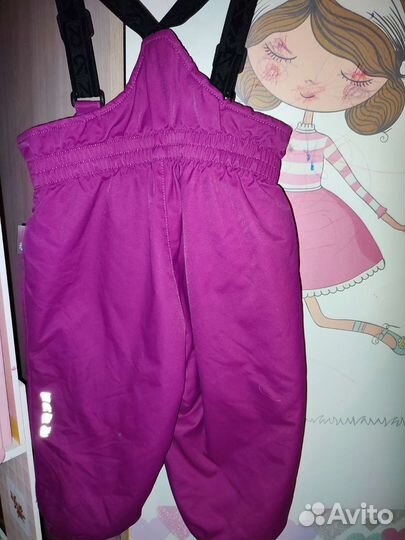 Полукомбинезон зимние штаны reima