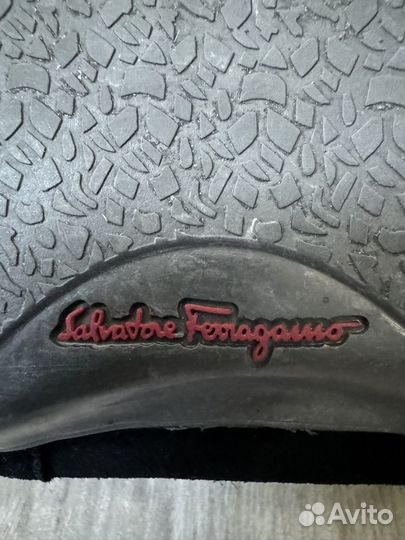 Salvatore Ferragamo мокасины мужские нат.замша