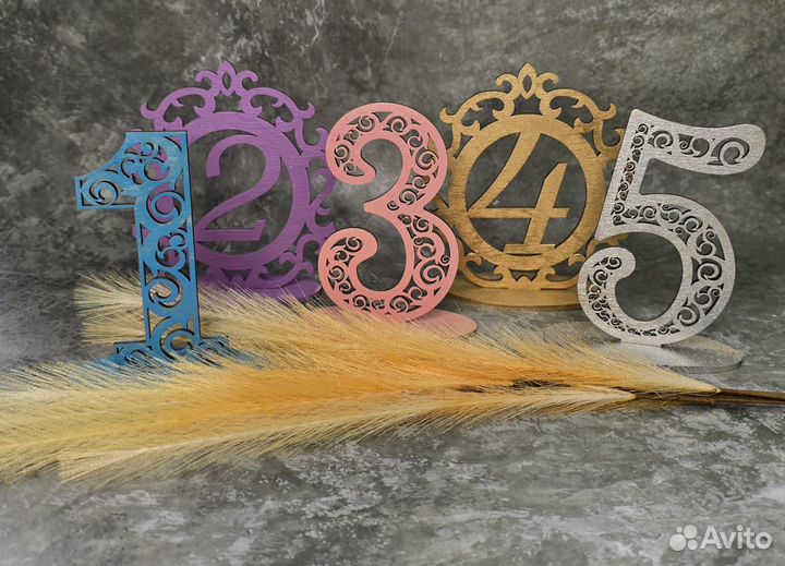 Номерки для столов