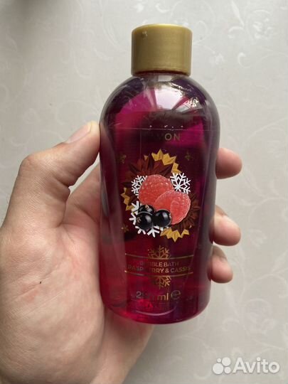 Пена для ванны малина и черная смородина
