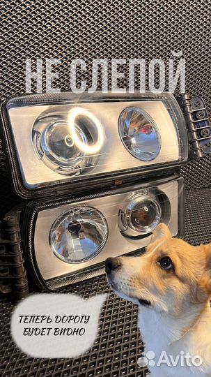 Iveco stralis фара с bi LED линзами