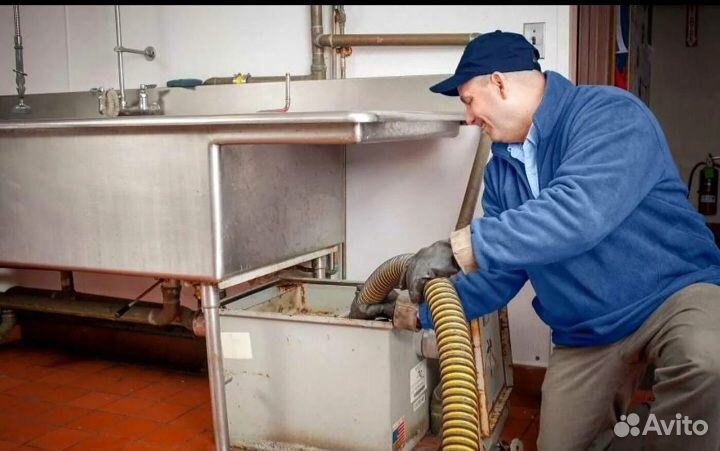 Обезвреживание отходов жира, чистка жироуловителей