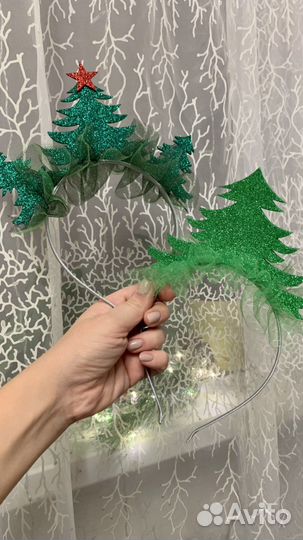 Ободок ёлочки