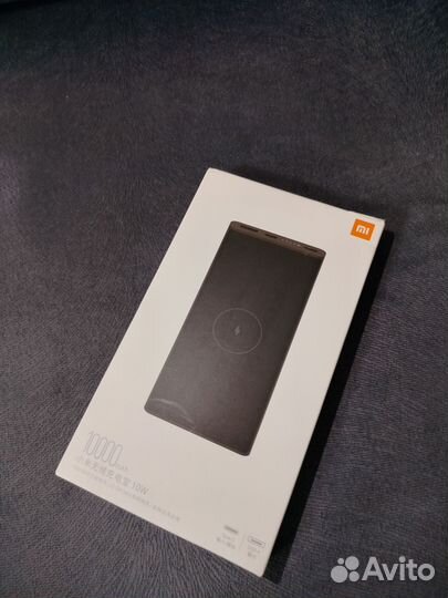 PowerBank Xiaomi 10000 с беспроводной зарядкой