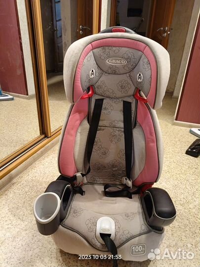 Детское автокресло 9 до 36 кг graco nautilus
