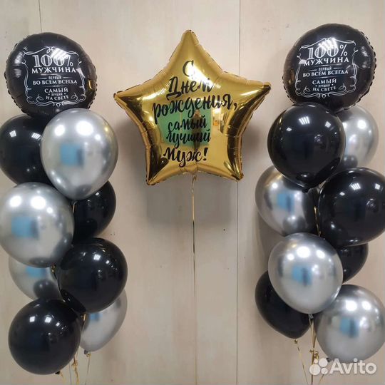 Гелиевые шары, воздушные шары, Оформление шарами