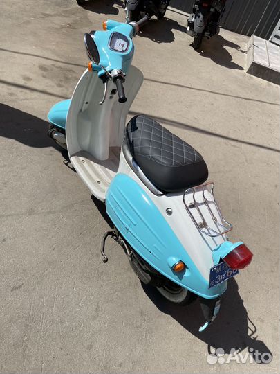 Suzuki verde ретро скутер