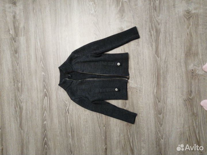 Кофта серая для девочки школьная