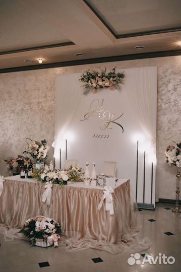 Искусственные цветы для декора свадьбы