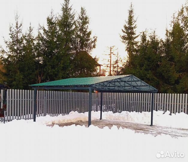 Навес металлический