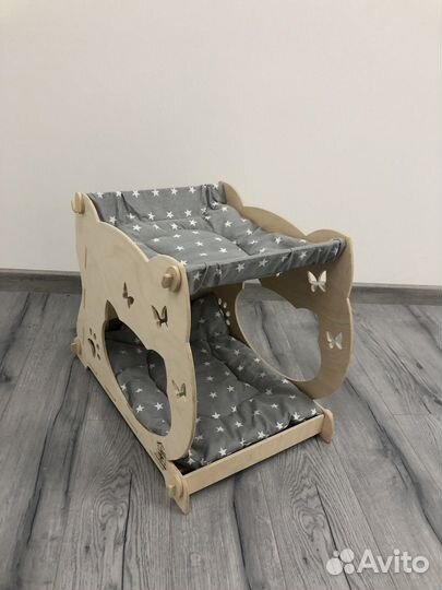 Лежанка когтеточка гамак для кошек