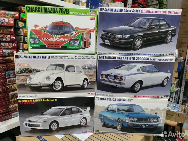 Сборные модели автомобилей hasegawa 1 24