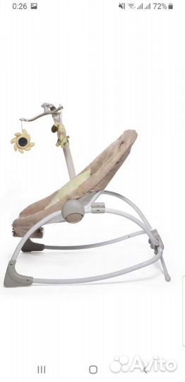 Детские качели шезлонг