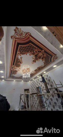 Натяжные потолки установка