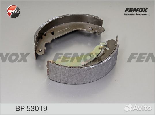 Fenox BP53019 Колодки тормозные renault logansande