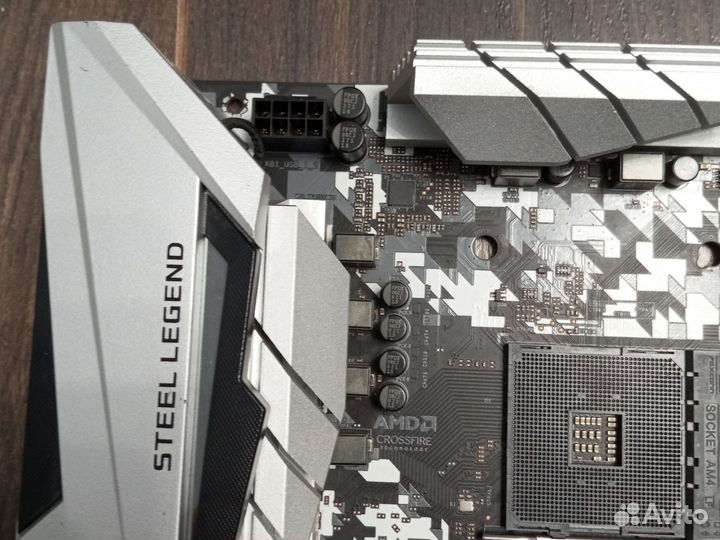 Материнская плата AM4 Asus B450M Не рабочая