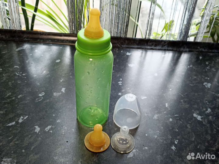 Бутылочка Курносики с тремя сосками