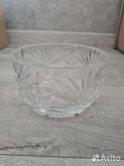 Хрустальный салатник СССР
