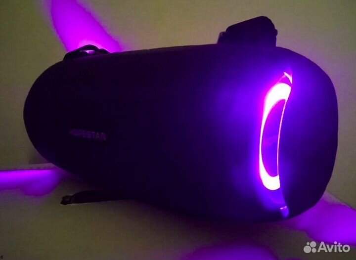 Hopestar H48 Колонка + Эквалайзер + Подсветка + FM