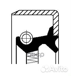 Сальник моста RR ford transit 00- 19036492B