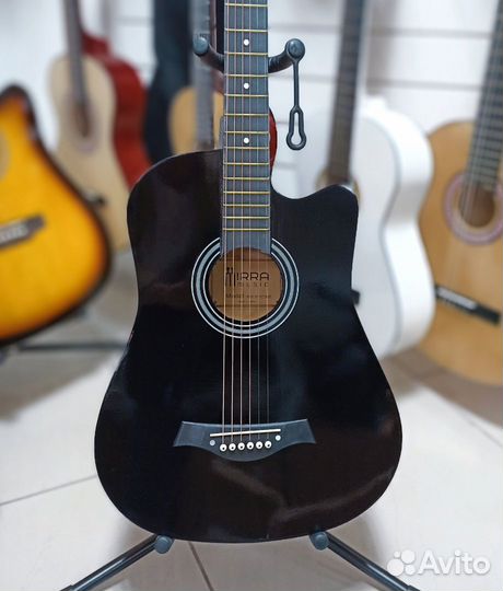 Акустическая гитара, с вырезом, с аксессуарами, Mi