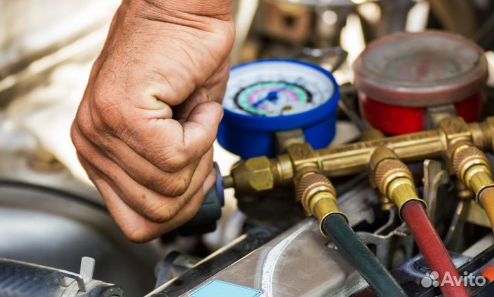 Промывка кондиц. Kia Optima 2008-2010