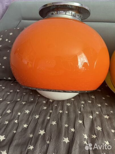 Светильник Meblo потолочный/настольный оранжевый