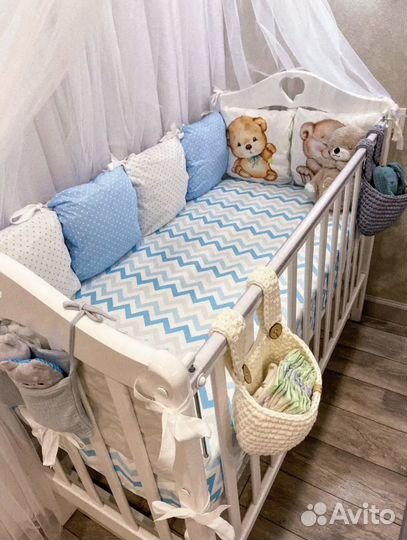 Бортики в кроватку