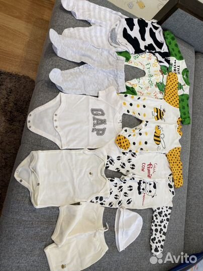 Детские вещи пакетом от 0-6,7,8 м