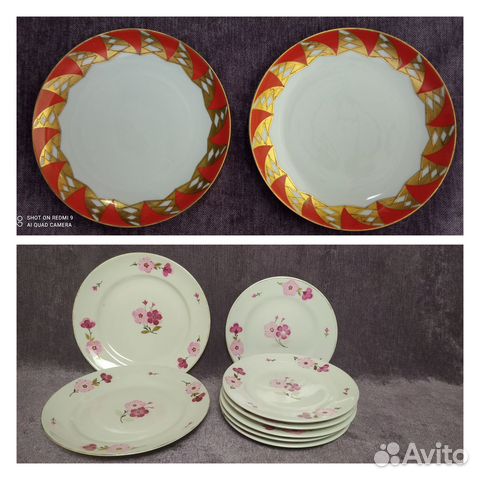 Десертн. Тарелки Wallendorf GDR лфз майский ситчик