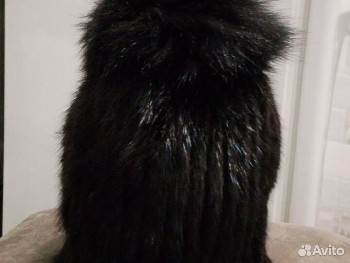 Шапка женская зимняя, натуральная б/у