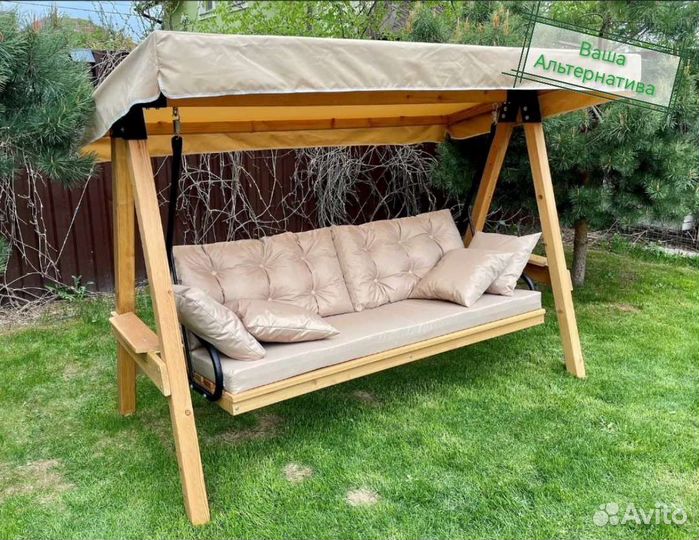 Садовые Качели беседка