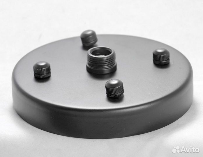 Люстра металл и стекло лофт