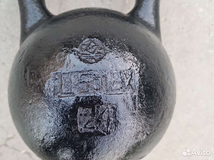 Гиря 24 кг СССР