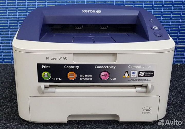 Принтер лазерный Xerox Phaser 3140, ч/б, A4