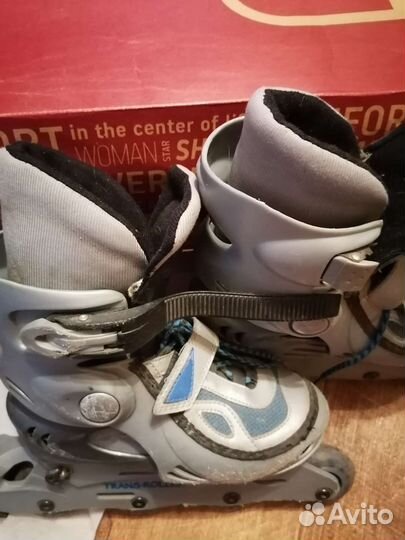 Роликовые коньки детские раздвижные