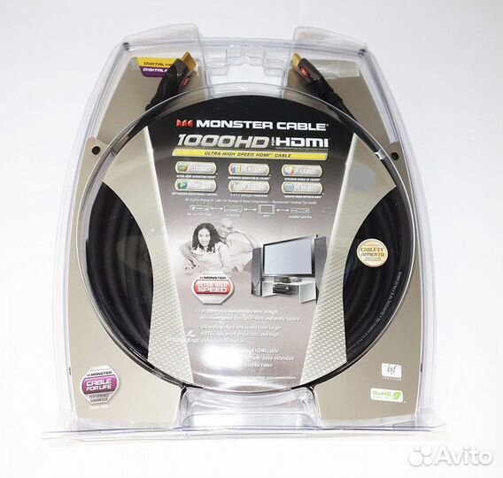 Hdmi, DVI, S-Video Новые 5 - 10м Monster Cable и д