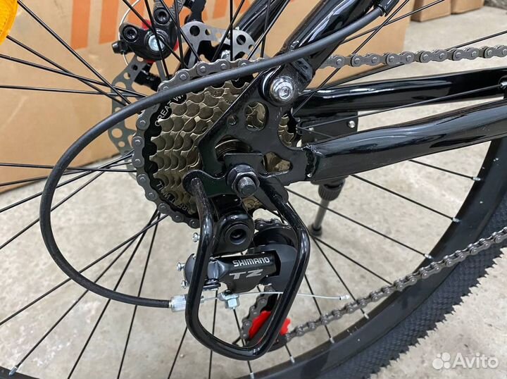 Велосипед складной новый желтый