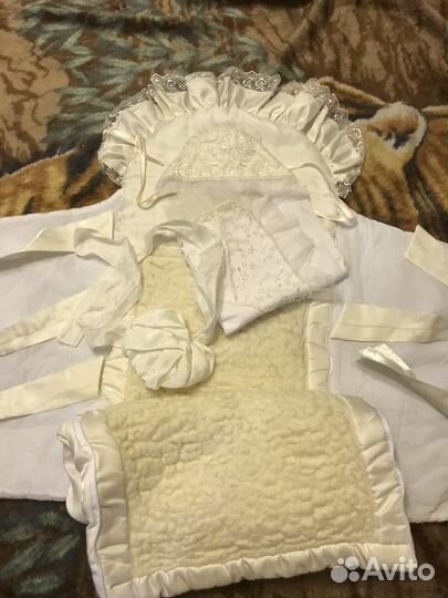 Зимний конверт на выписку