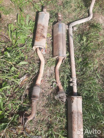 Глушитель резонатор volkswagen polo sedan