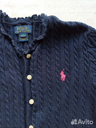 Кардиган Polo Ralph Lauren 12 14 оригинал