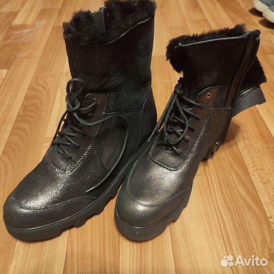 Ботинки женские зимние р. 37, кожа