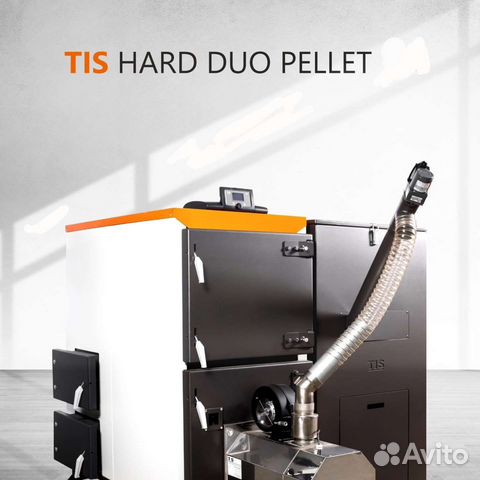 Котел твердотопливный пеллетный Hard Pellet Tis