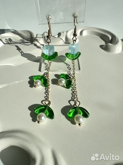 Серьги висячие