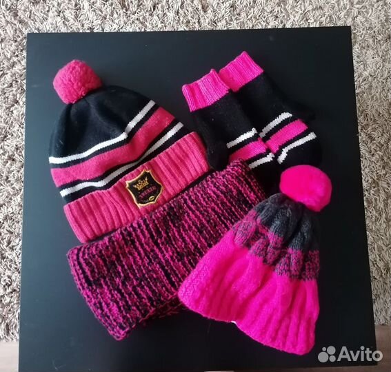 Комплект шапка, шарф