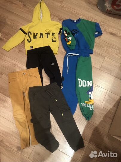 Вещи пакетом на мальчика 116 122