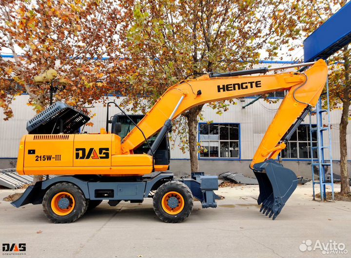Колёсный экскаватор HENGTE HT215W, 2023