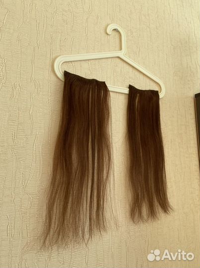 Волосы на заколках натуральные